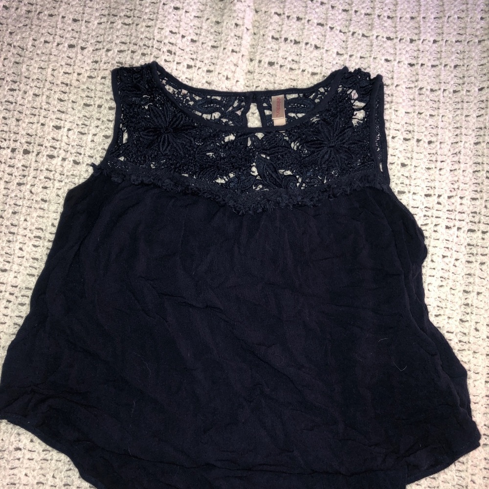 Flowy Laced Tank Top